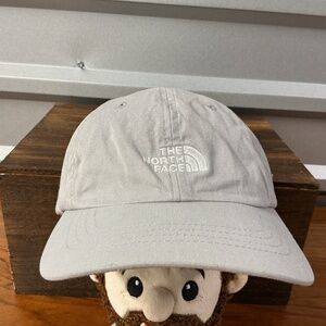 The North Face Gray Cotton Korea Legacy Starts Here Strap Back Cap One Size